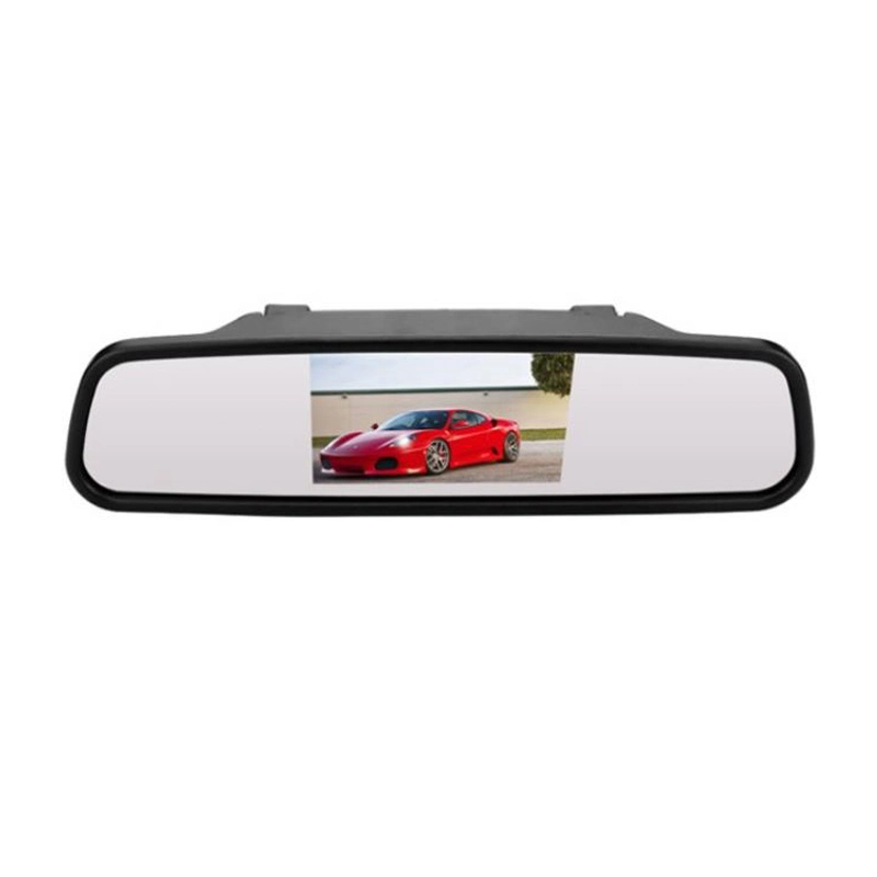 Universal HD de 4,3 pulgadas TFT-LCD Monitor retrovisor coche Espejo Espejo retrovisor coche Sustitución Mirror Monitor HD Cam