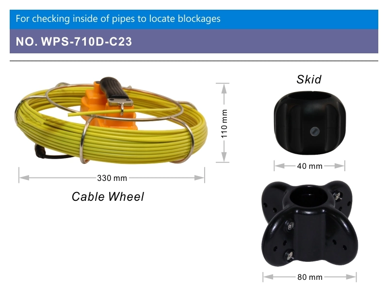 Wopson Drain Video Inspection Camera mit 512Hz Sonde