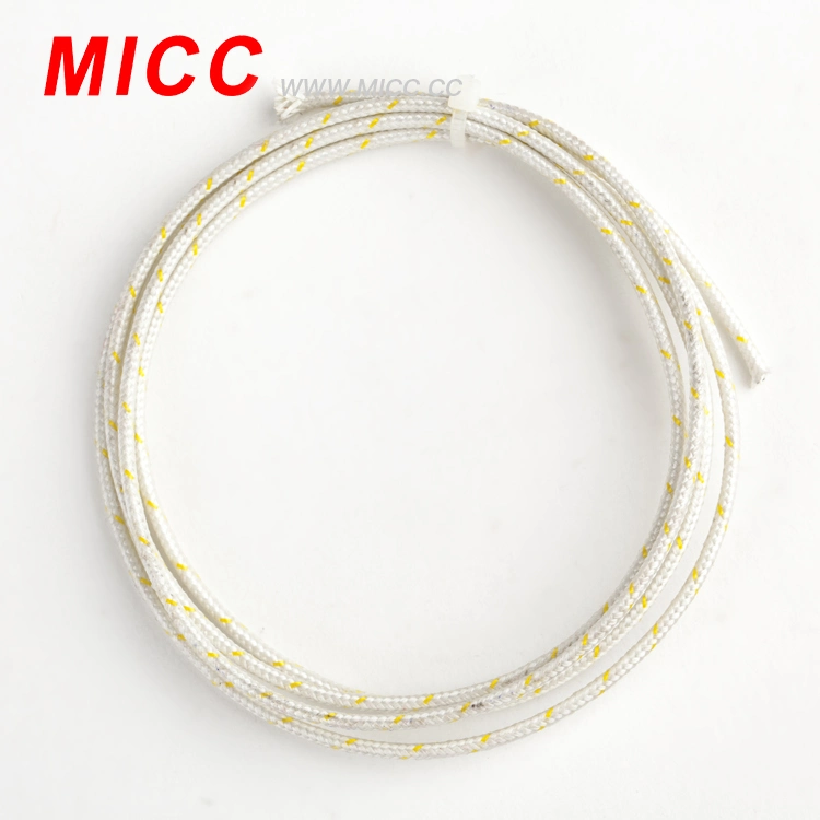 Micc High Temperature Thermocouple Wire K-Ceramic Fiber-2*20AWG with Two Conductors Parallel Construction