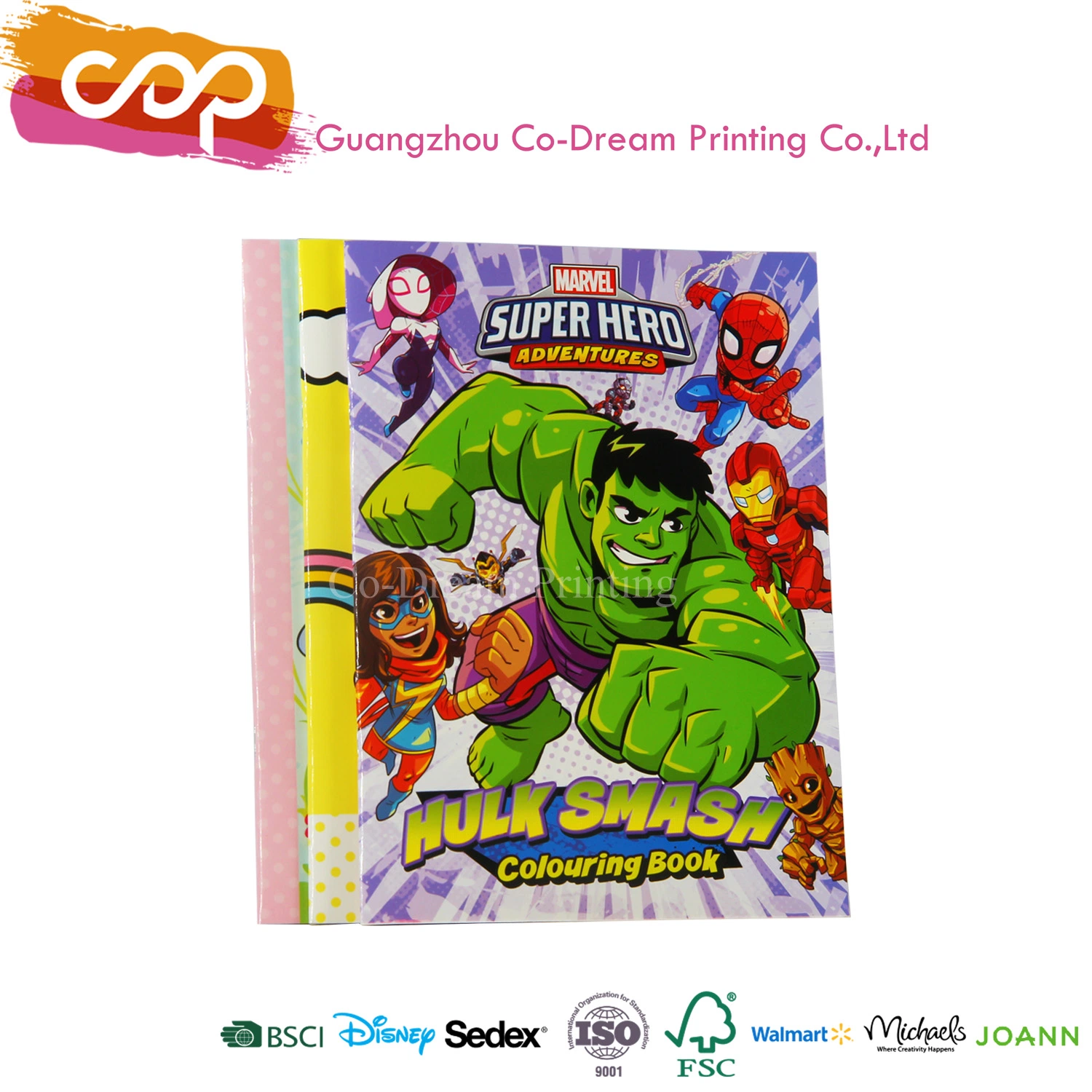 Famous Carton Character Coloring Children Perfect Binding Book