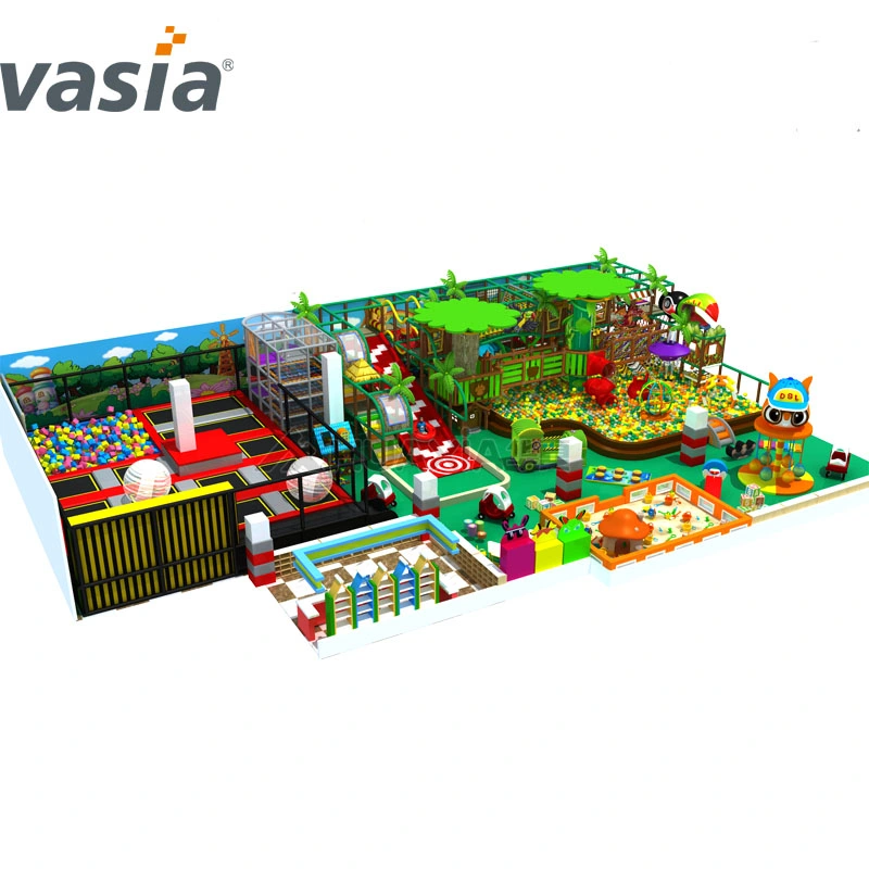 Children Indoor Playgrounds with Trampoline Park