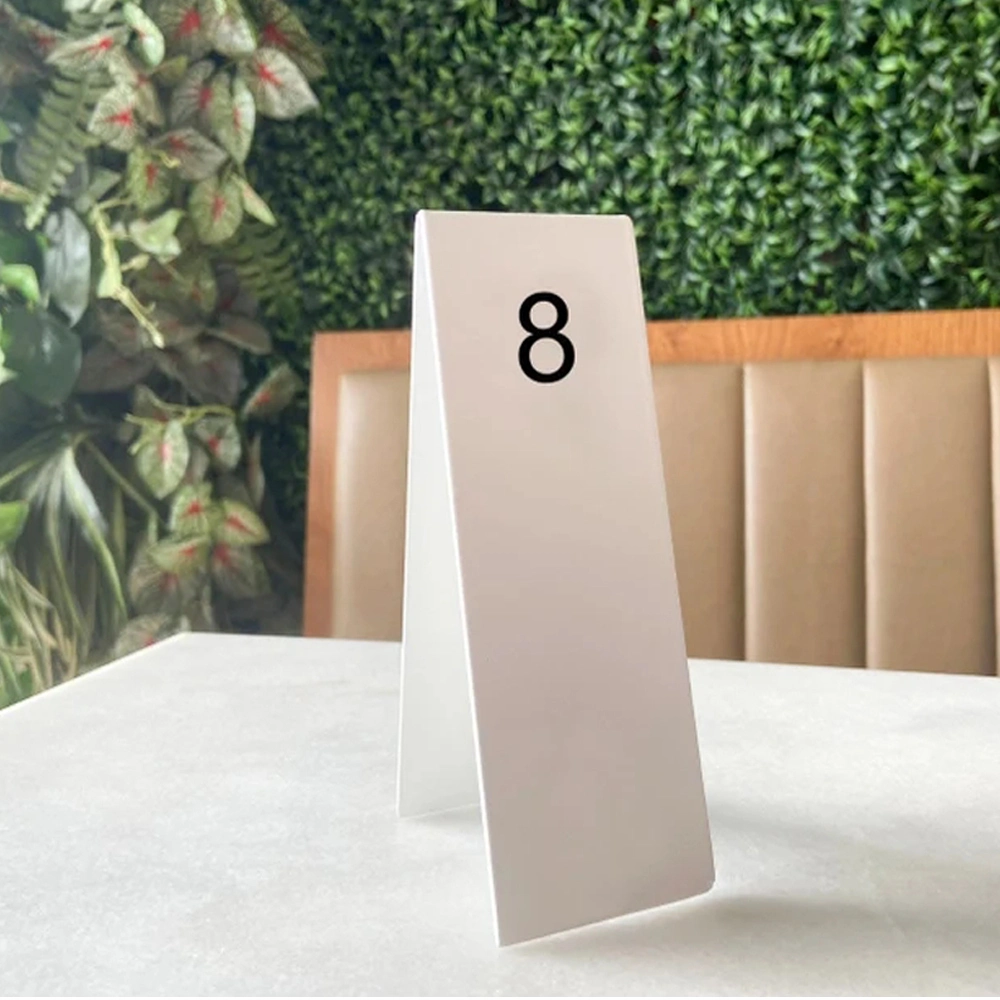 Custom Minimalist Wedding Numbers, Table Number