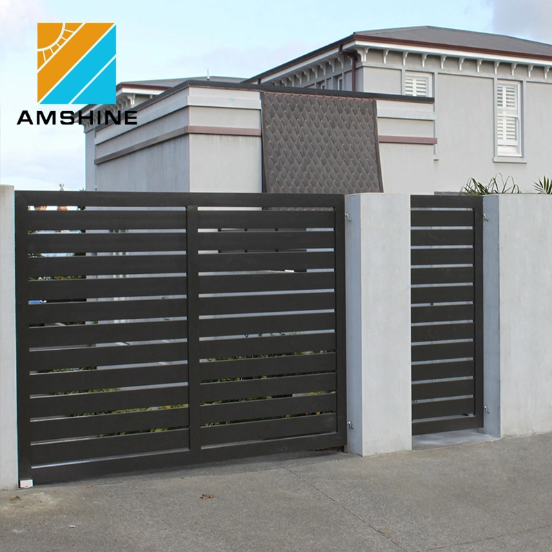 House Used Security Driveway Sliding Gate Courtyard Entrance Aluminum Gate