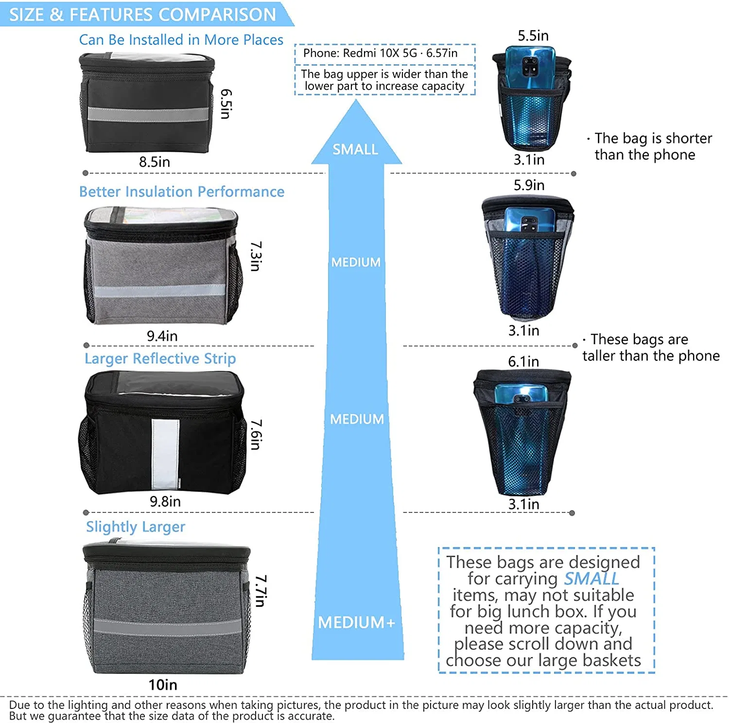 Insulation Bike Cooler Bag Handlebar Bag