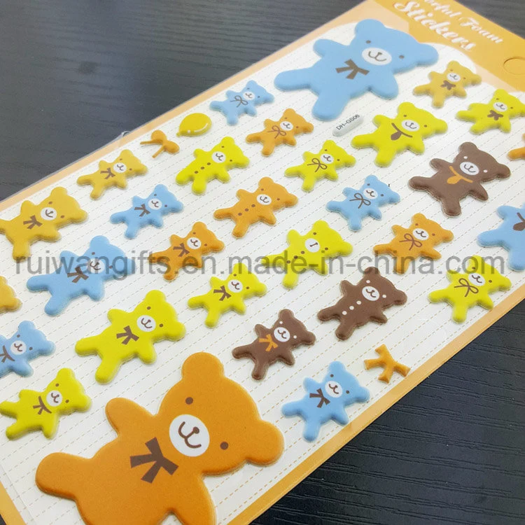 Wholesale/Supplier Animal Designs EVA Foam Sticker Sheet for Kids Play