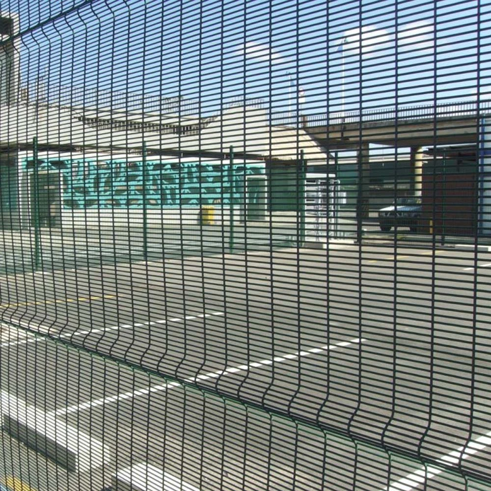 Powder Coated Security Fence Clear View 358 Anti-Climb Fence Panel