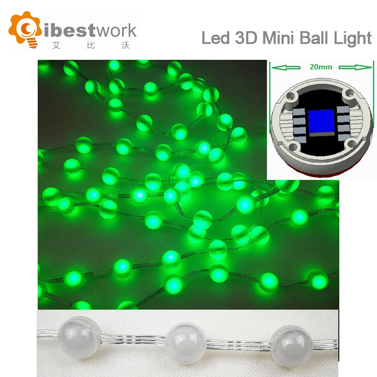 Christmas Stage Light LED Lifting Ball Hanging Globe Decoration Light with Remote Control