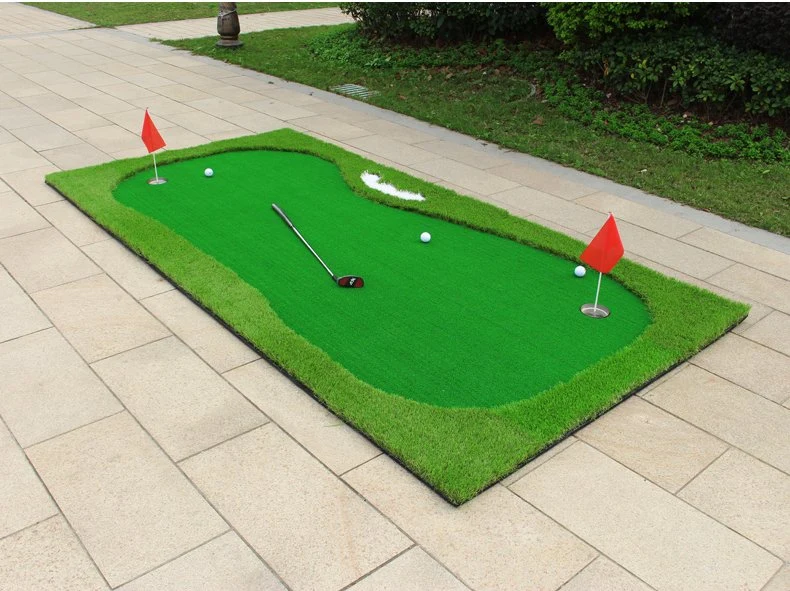 Campo de Golf Putting Green de 15mm las alfombras de césped sintético Césped Artificial de Hockey &amp; Gate Ball