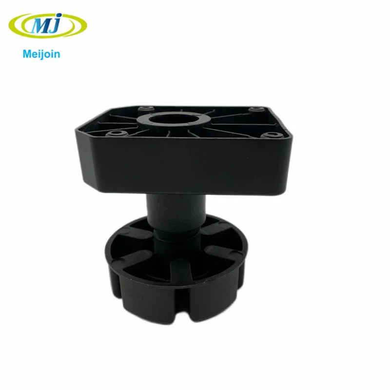 Black 90-130mm Screw on Type Hot Sale Kitchen Plinth Cupboard Foot