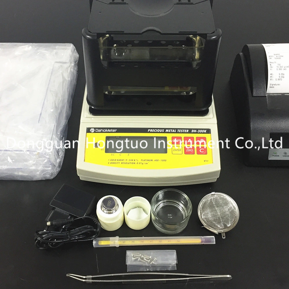 DH-300K DahoMeter Gold Purity Test Instrument, Gold and Platinum Density Tester Machine