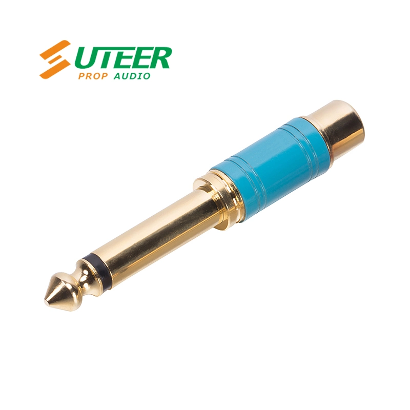 6.3mm Ts Jack to RCA Female Adapter / Adaptor