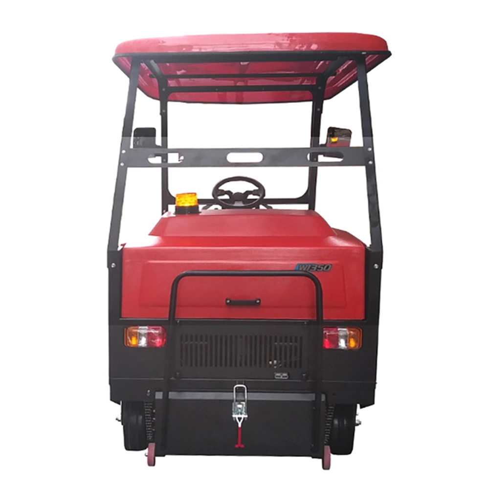 Commercial Outdoor Electric Ride-on Cleaning Equipment Road Vacuum Sweeper