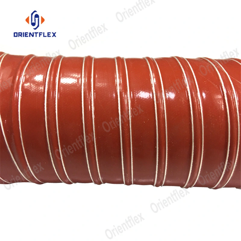 2.5 Inch 6 Inch Heavy Duty High Temp Flexible 2 Ply Silicone Air Ducting Hose