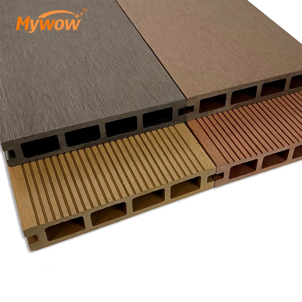 Planchers en composite composite de bois-plastique moderne Co-Extrusion planchers en composite bois-plastique terrasses extérieures