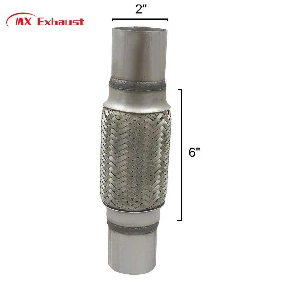 Mx Exhaust Flexible Bellow Pipe with Nipples Stainless Car Parts Exhaust Flexible Pipe Muffler Corrugation