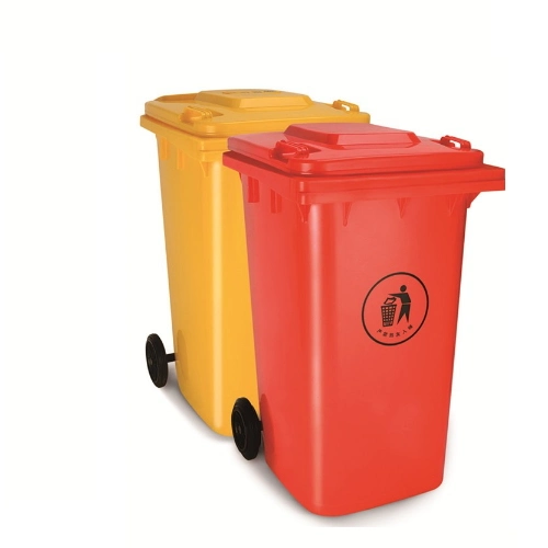 Outdoor Plastic Recycle 240 Liter Trash Can Eko Trash Cans Trash Bin Dust Bin Ze-240f