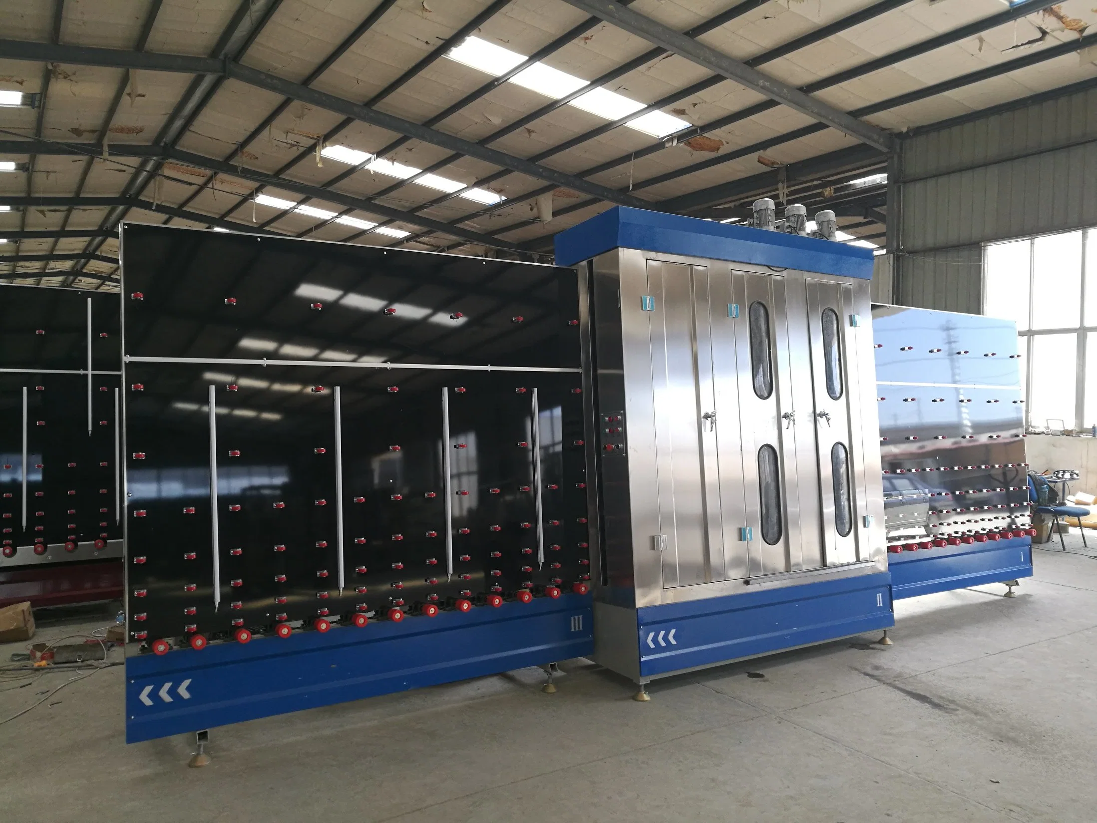 Automatic Glass Washing Drying Vertical Glass Cleaning Equipment for Sale