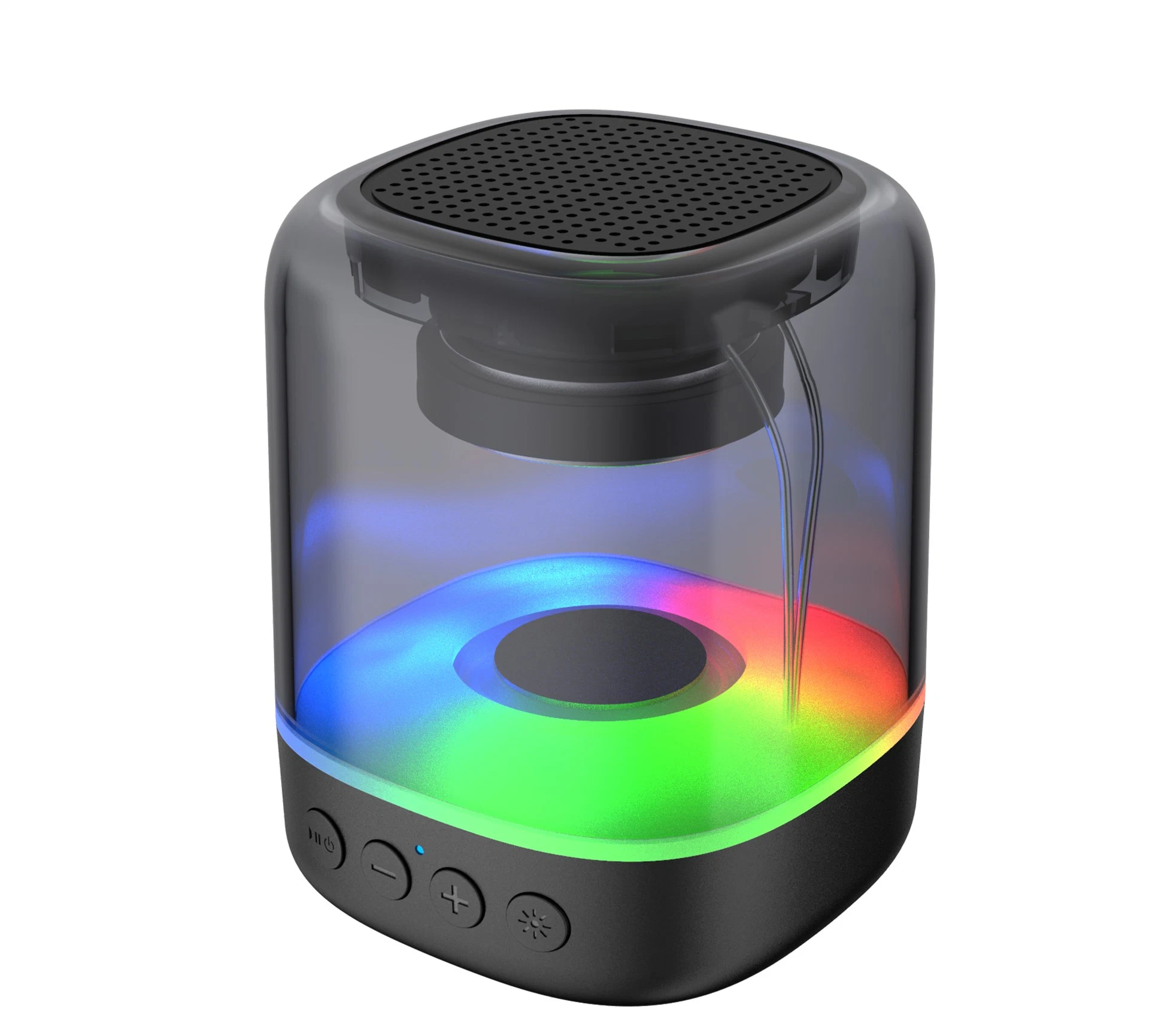 New High quality/High cost performance  RGB LED Lights Bt5.0 Speaker Passive Portable Wireless Blue-Tooth Speakers