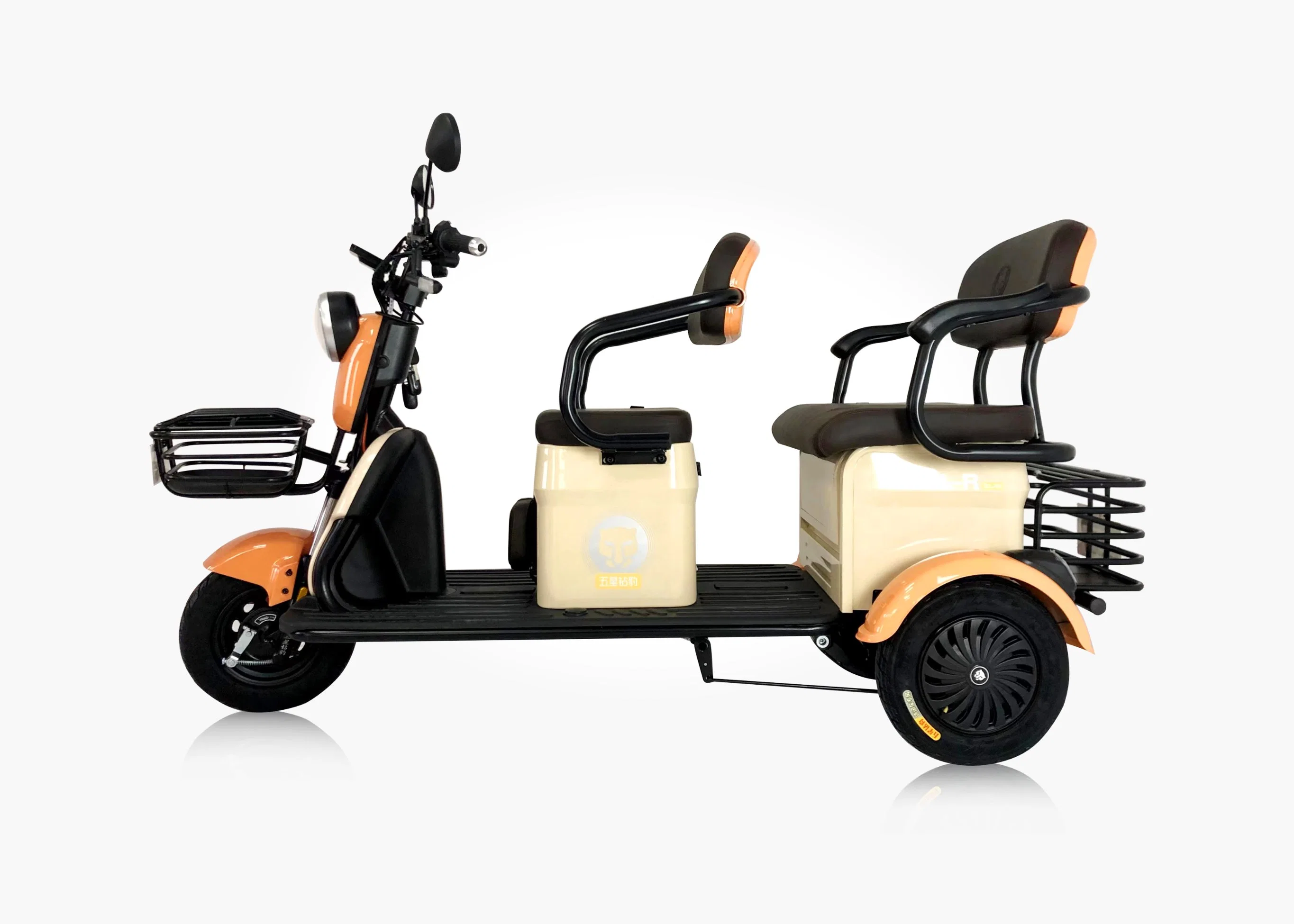 60V45ah Lead Acid 650W Electric Tricycle Cargo Vehicle