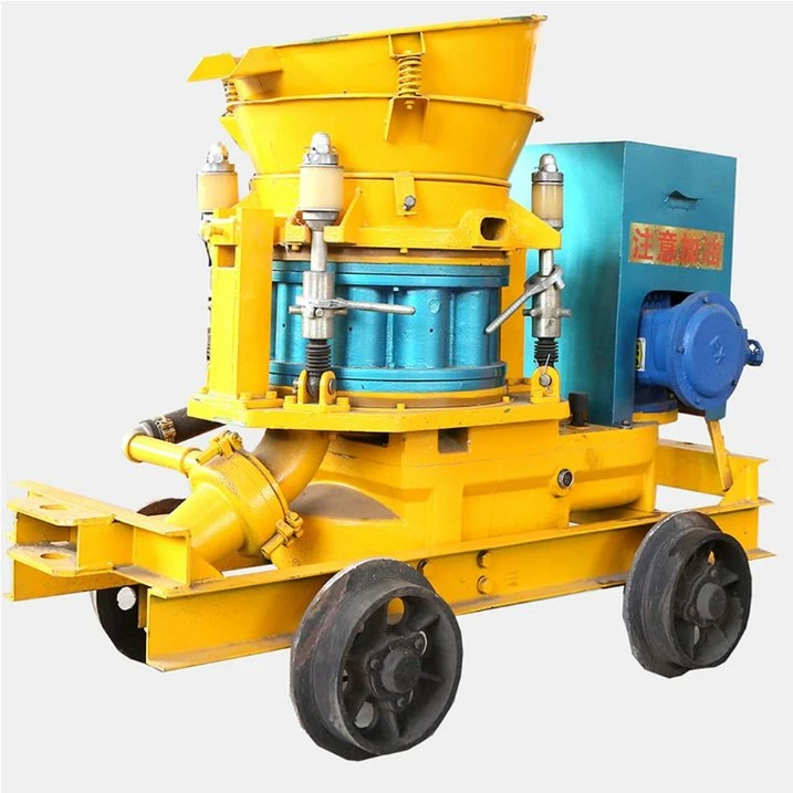 Pz Hsp Type Underground Mining Tunnel Construction Auto Dry Wet Mix Concrete Underground Mining Electric Refractory Mortar Shotcrete Machine