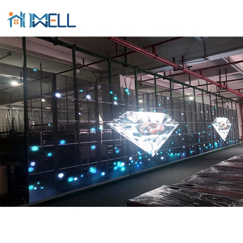 Transparent LED Glass 2022 HD High Brightness Video Advertising Window Glass Screen Display