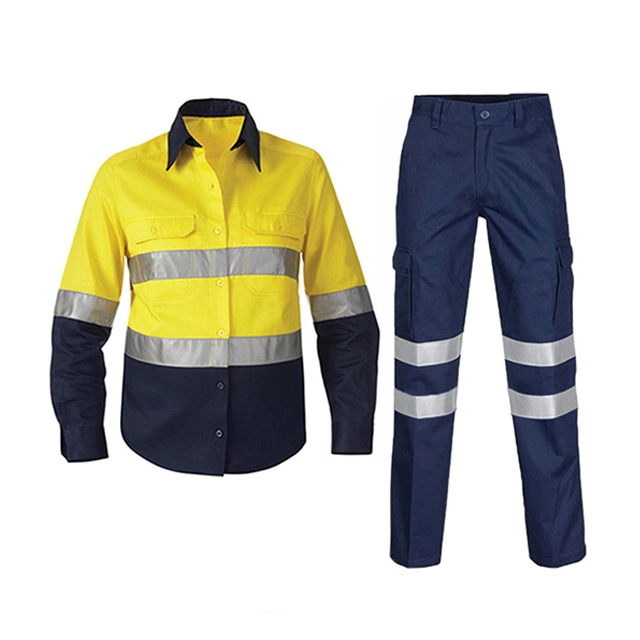 Hi Vis Wholesale/Supplier Industrial Pants Reflective Workwear Jacket Shirts Design Work Uniform