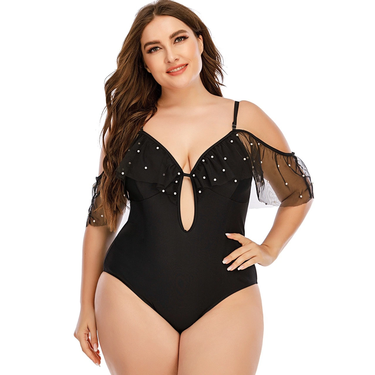 2023 Popular Summer Hot Sexy Beach Wear for Ladies with Big Breast