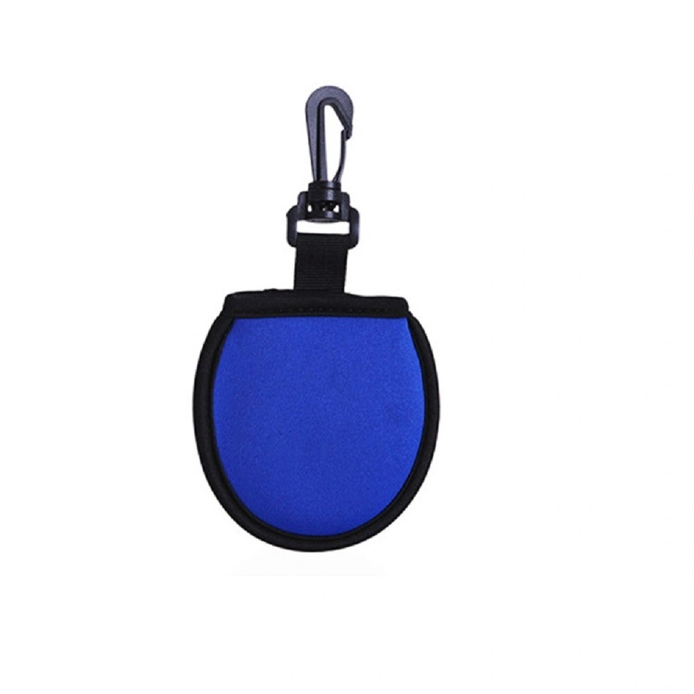 Portable Golf Ball Pouch Pocket Washer Towel Golf Ball High quality/High cost performance  Neoprene with Clip Bl18277