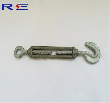 Eye and Hook Type Galvanized Turnbuckle for Pole Line Hardware