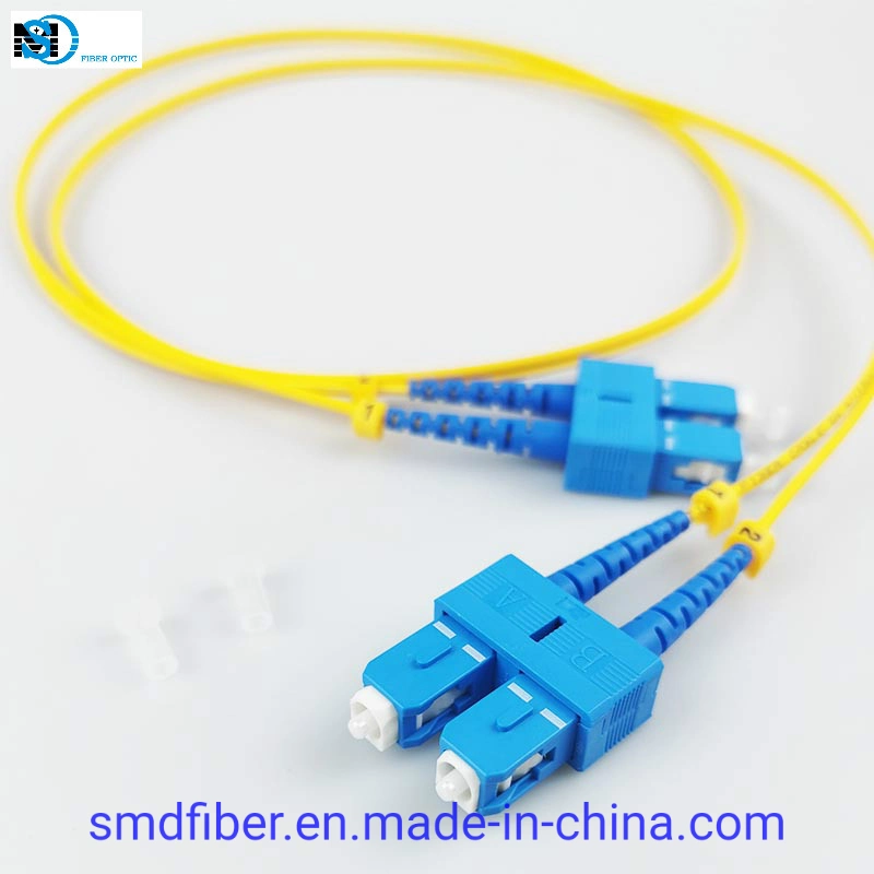 Sc/Upc-Sc/Upc Optical Fiber Patch Cord 2.0mm LSZH for Telecommunication Tools