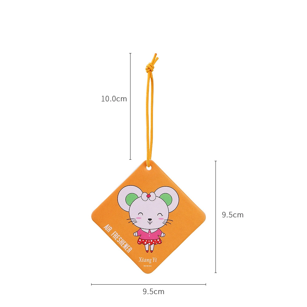 Sample Customization Customized Pendant Paper Perfume Air Freshener for Cars Air Fresheners