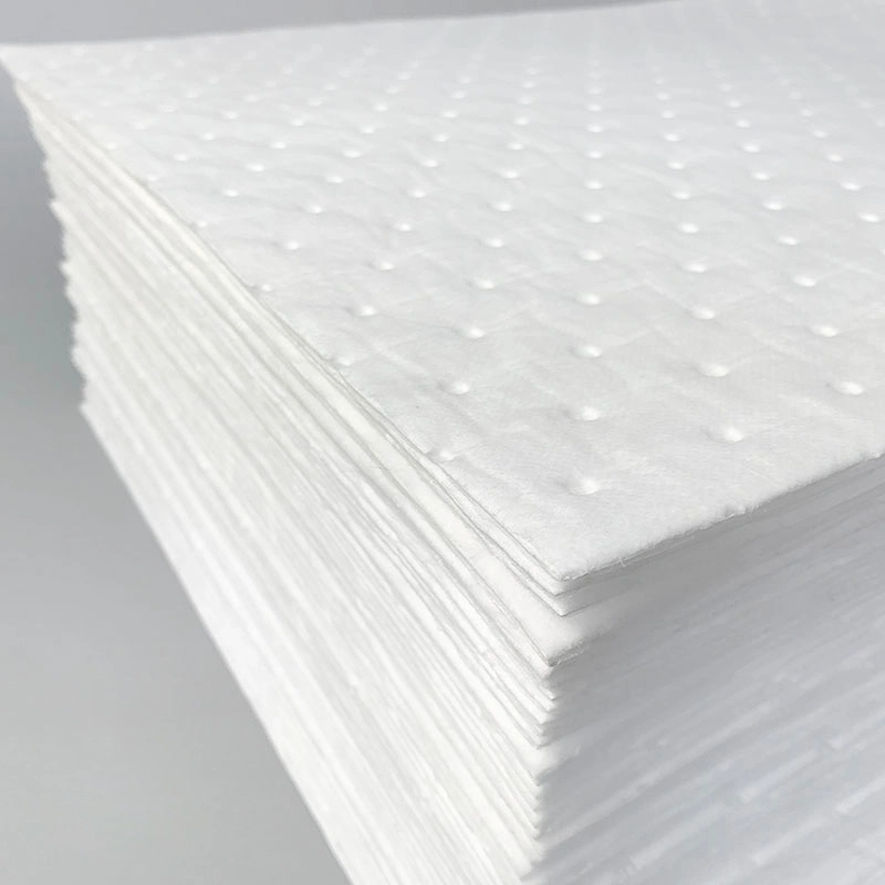 100% PP Grey Industrial Chemical Spill Absorbent Pad