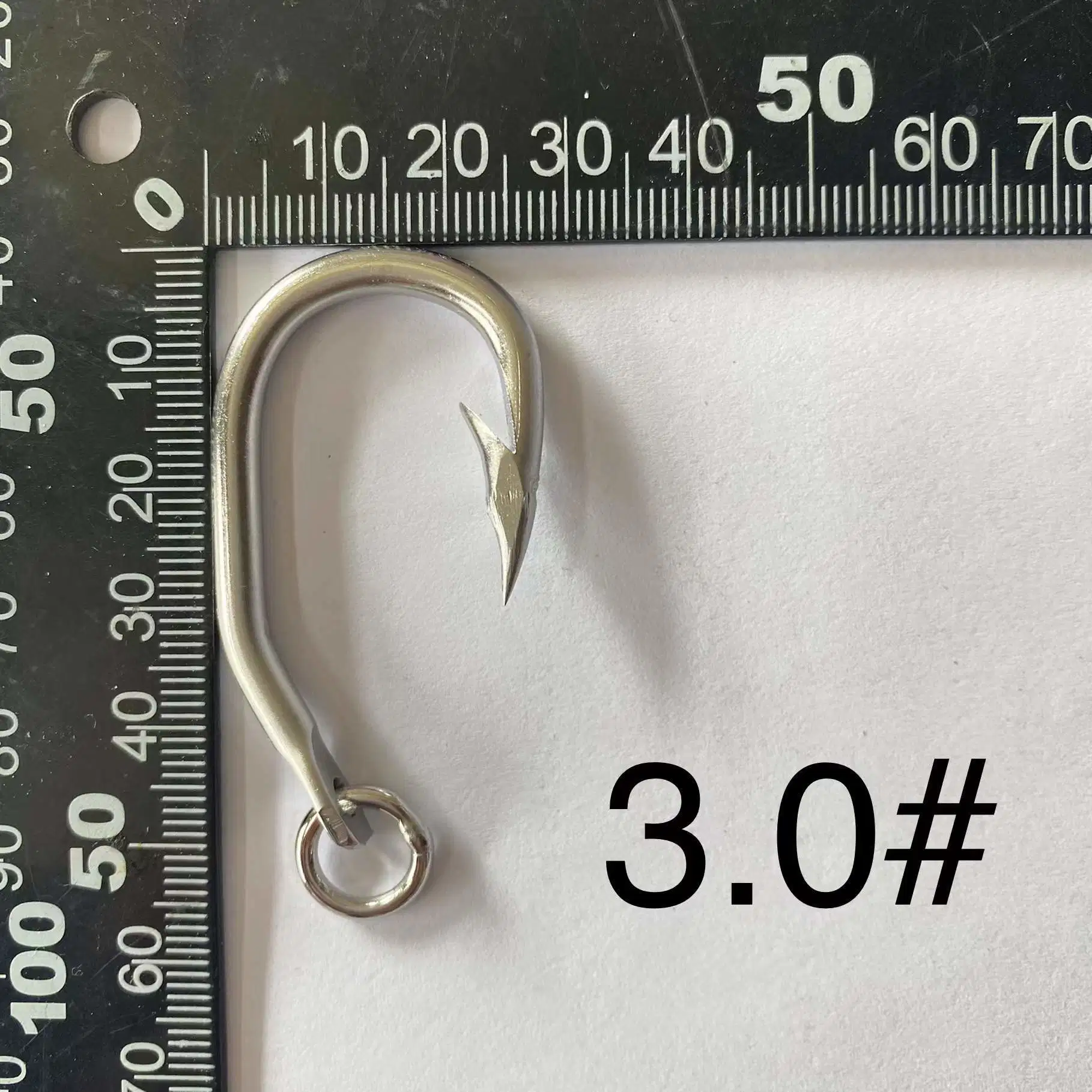 Wholesale/Supplier Stainless Steel Tin Plated Saltwater/Freshwater Fishing Tuna Shark Hooks