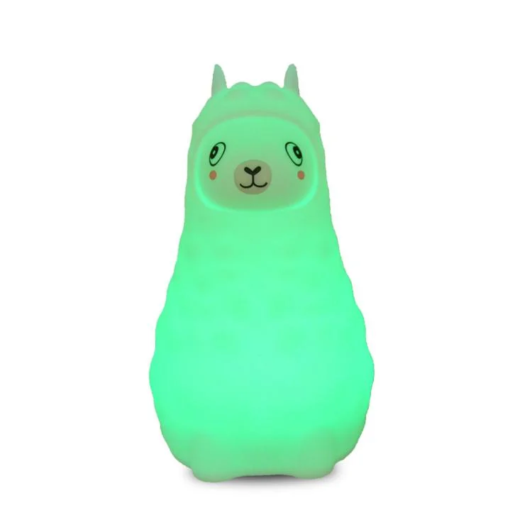 Custom Shape Children&prime; S Favorite New Arrival Silicone Night Lamp Sheep Shape Light Cute Children Baby Kids Room LED Train Luxury