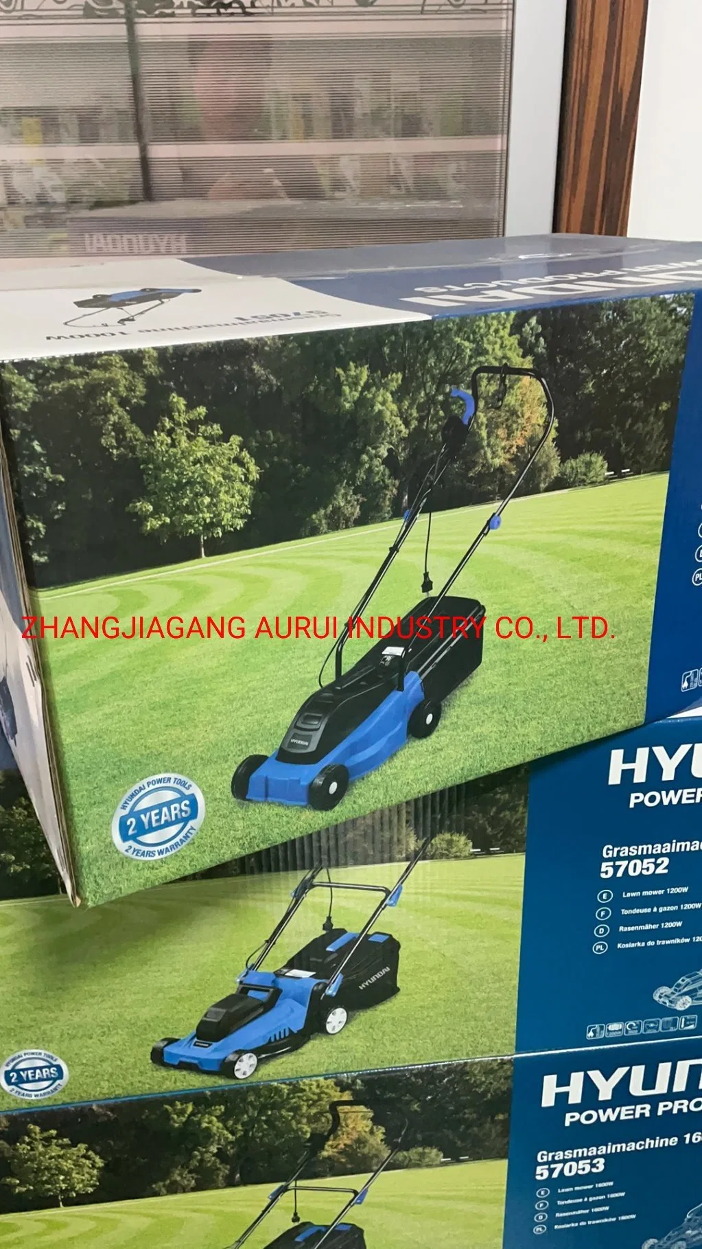 Powerful 1000W Electric Lawn Mower with Mechanical Brake Home Use