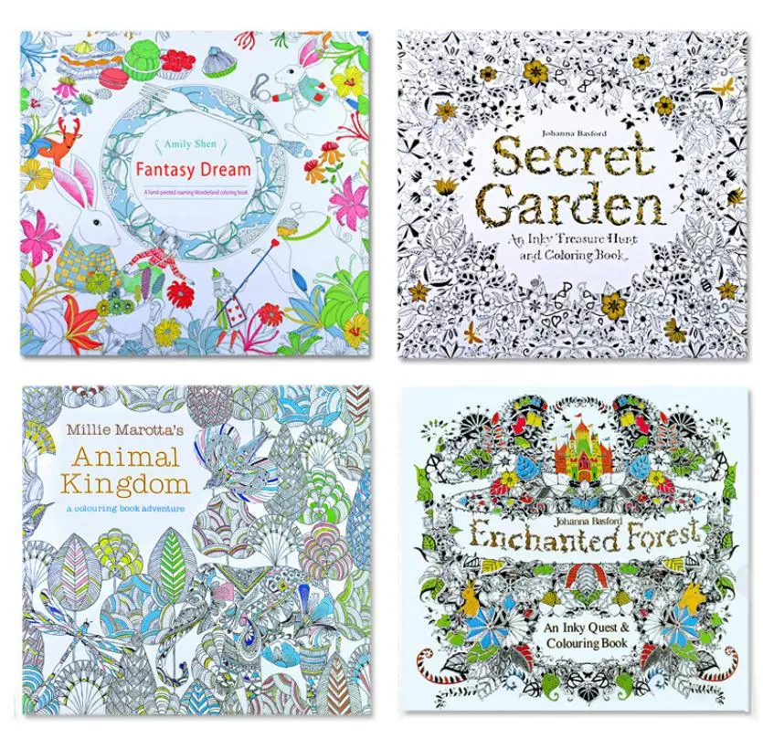 Impresión personalizada de libros para colorear Jardín Secreto tanto para adultos como para niños