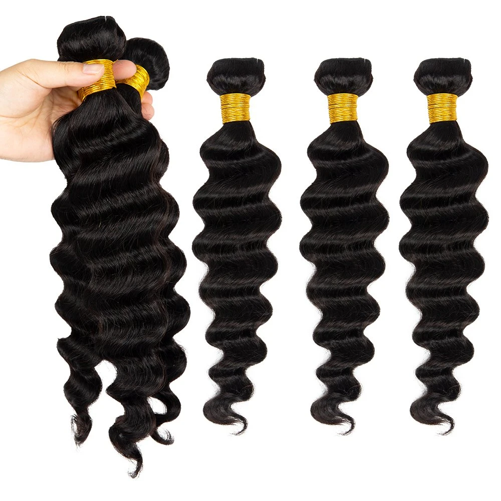 Wholesale/Supplier 100% Best Natural Brazilian Loose Deep Style Remy Virgin Human Hair Weaving