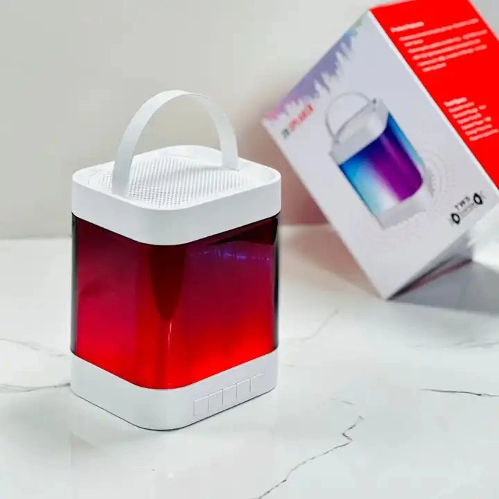 Портативный беспроводной караоке цветной светодиодный свет RGB-динамик Bluetooth