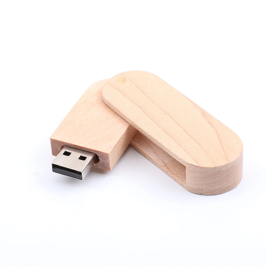 Gifts Wood USB Stick with Box Swivel Custom 64GB Memory USB Stick Unique USB