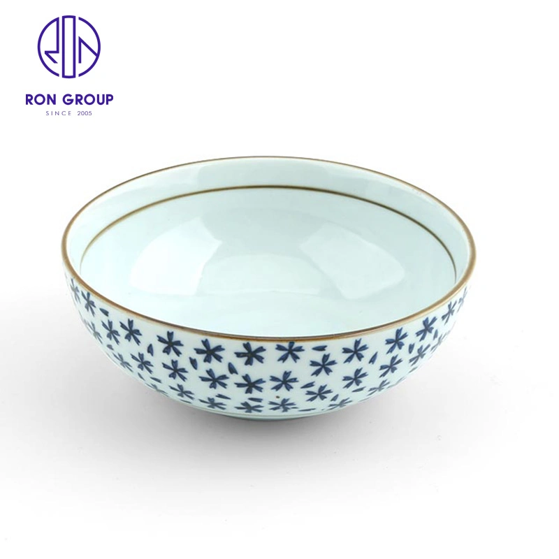 China Wholesale Ceramic Dinnerware Rice Soup Bowl Tableware for Hotel Restaurant Catering