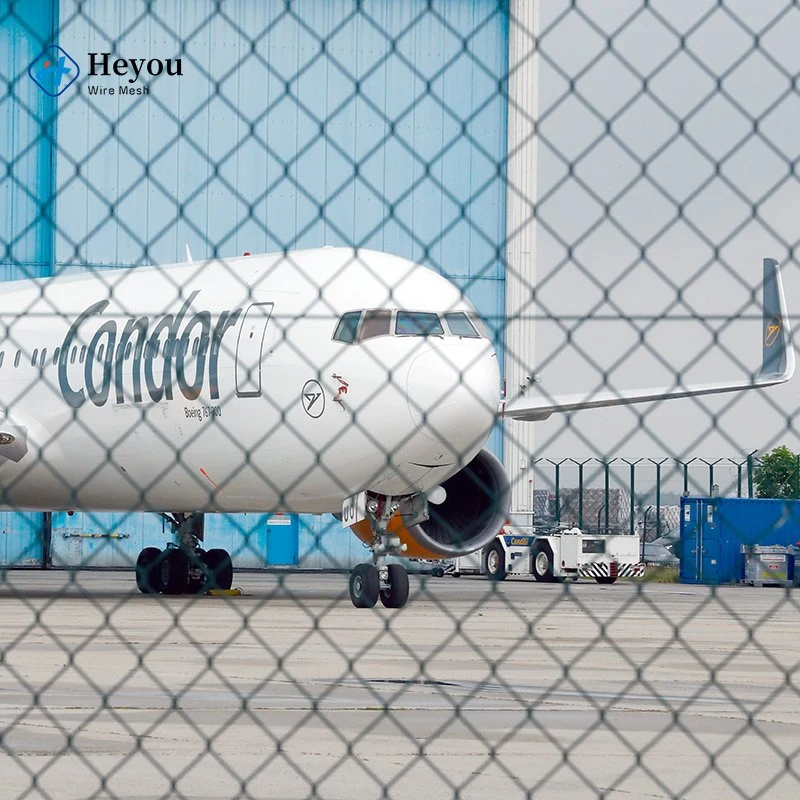 Bom preço do painel de malha venda cercas de arame farpado Airport Fence