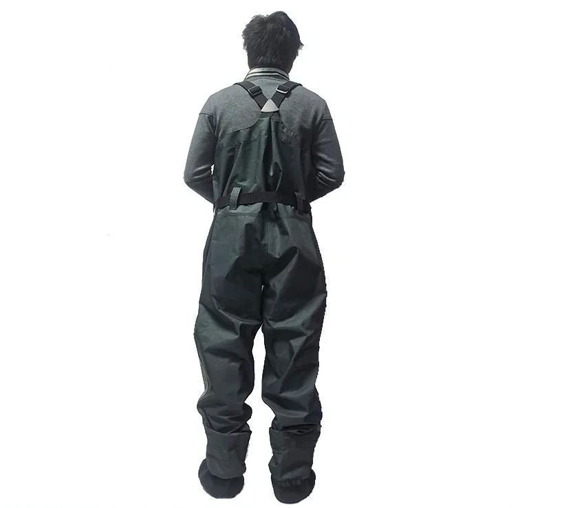 Cracking Breathable Waterproof Full-Body Diving Fabric Chest Waders