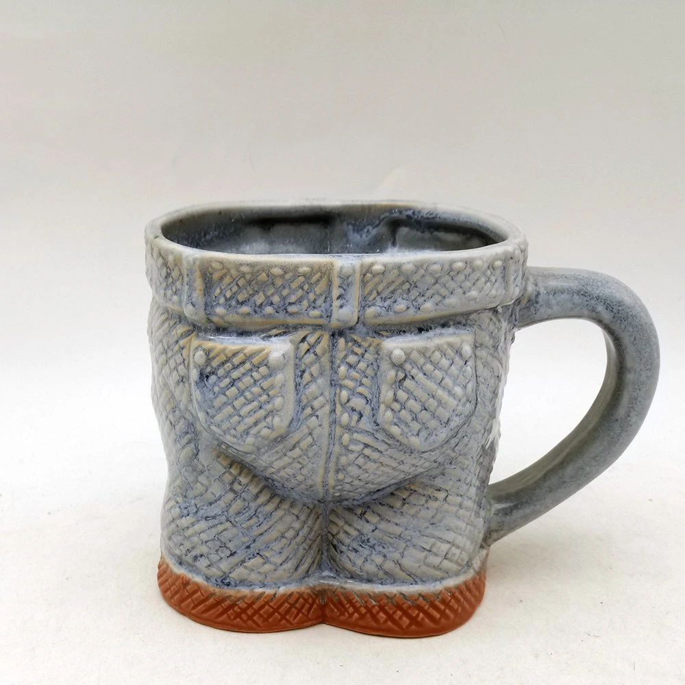 Irregular forma artesanal cerâmica Clay Café copos de caneca artesanais cerâmica Canecas