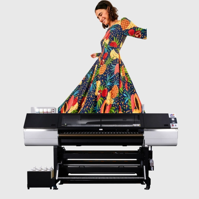 High Precision 1.85M Wide Format Digital Textile Printer Direct Dye طابعة Sublimation