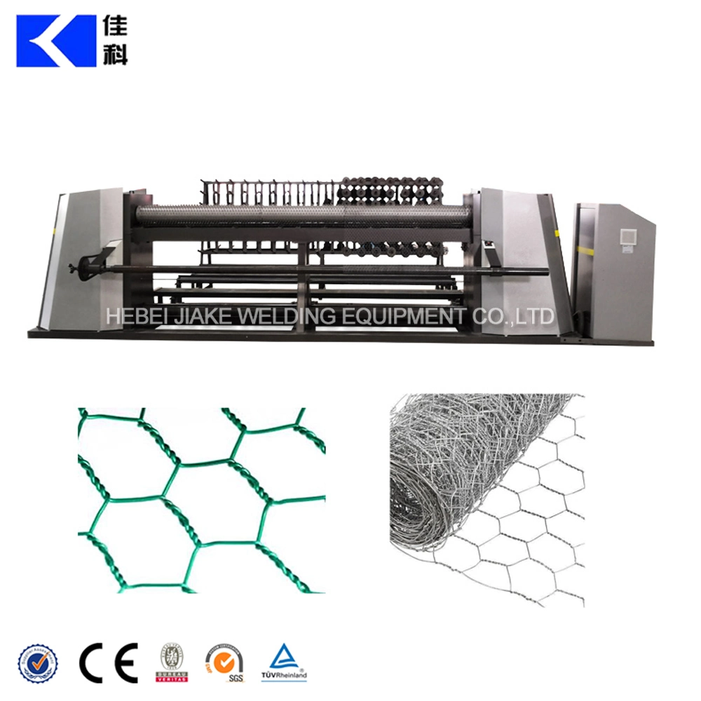 Straight and Reverse Double Twisted Hexagonal Wire Mesh Netting Machine Factory Rate