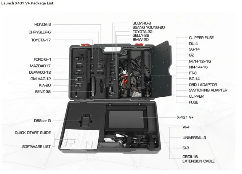 Vende caliente lanzamiento original de la almohadilla de escáner X431, V+ V4.0 Vehículo Tools Herramientas de diagnóstico OBD2 Tablet con buen precio.