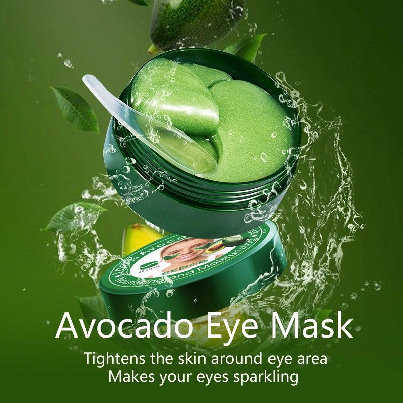 Customize Private Label 100% Aloe Vera Eye Patch Moisturizing Whitening Soothing Skin Care Eye Mask