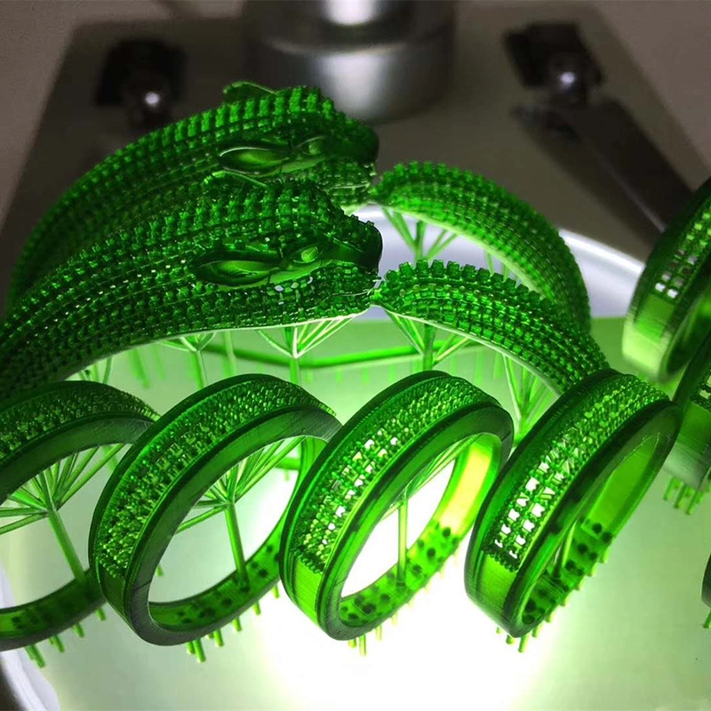 High quality/High cost performance Jewellery Casting Resin for LCD 3D Printer Like Most Wax Casting UV-Curing Resin 405nm Photosensitive Liquid Transparent Green 500g