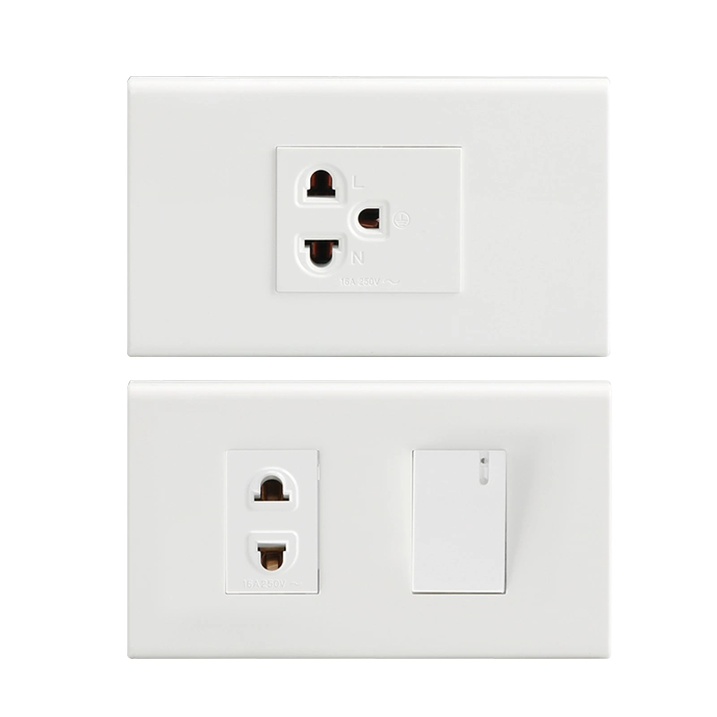 Wall 2 Pin Electrical Power Outlet for Thailand 250V 16A