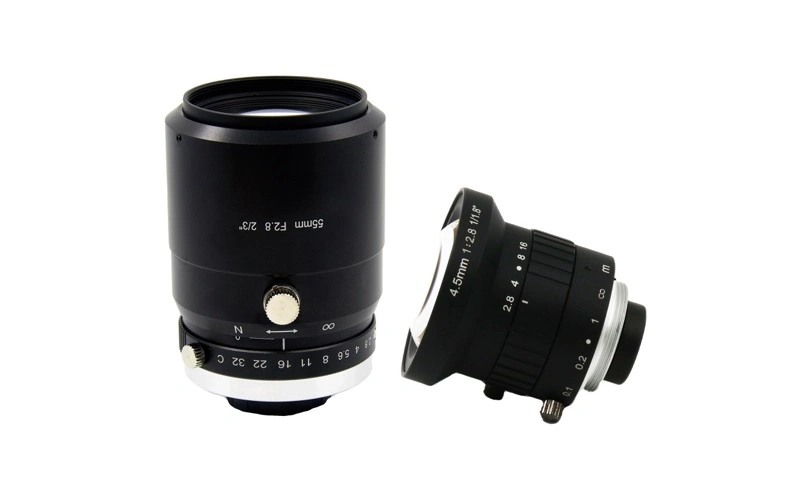 5MP 55mm 2/3" F2,8 C Mount Zoom Industriekamera Maschine Vision-Objektiv